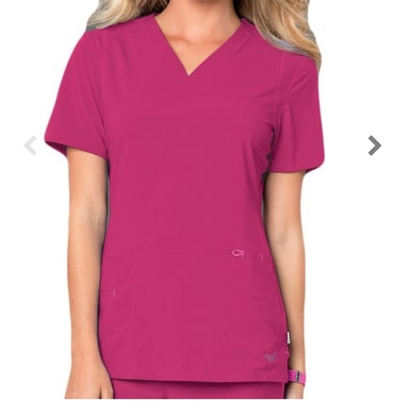 Smitten Tops - Smitten Goddess 5 Pocket V-Neck Scrub Top
